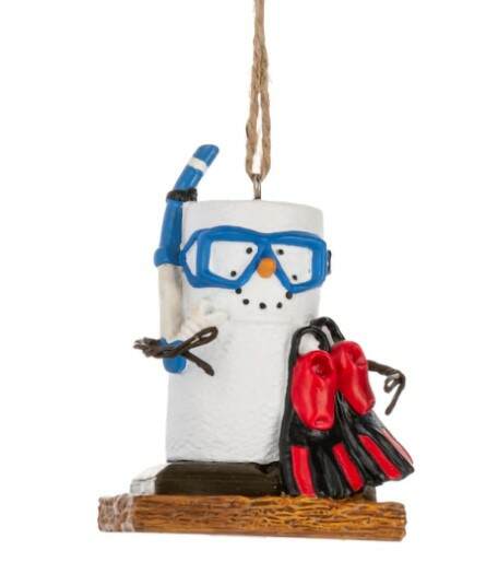 Item 260656 Smores Snorkeling Ornament