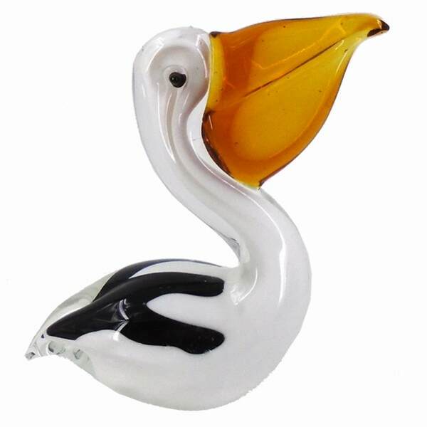 Item 519457 Glass Pelican Figure