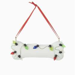 Item 100035 thumbnail Dog Bone With Lights Ornament