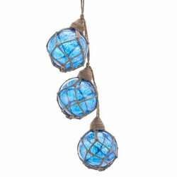 Item 103112 thumbnail Blue Buoy Float Trio Ornament