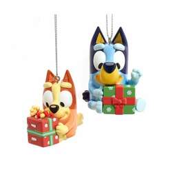 Item 106034 Bluey And Bingo With Gifts Ornament