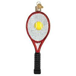 Item 426334 thumbnail Red Tennis Racquet Ornament