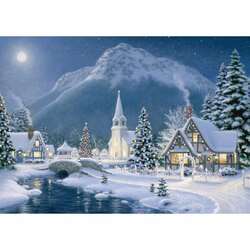 Item 552302 Mountain Church Christmas Cards